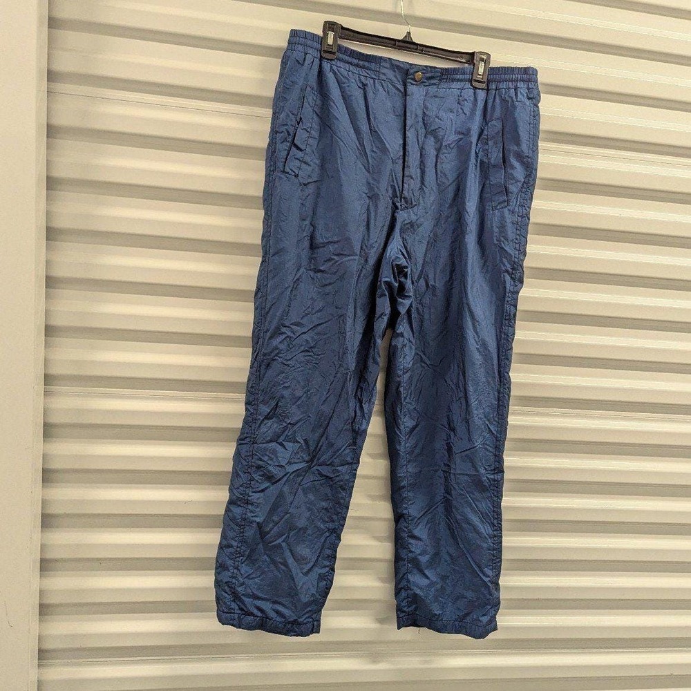 Vintage Coastal Grandma Blair Women's Size XL Navy Blue Nylon Windbreaker Pants